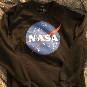 Black NASA Crewneck